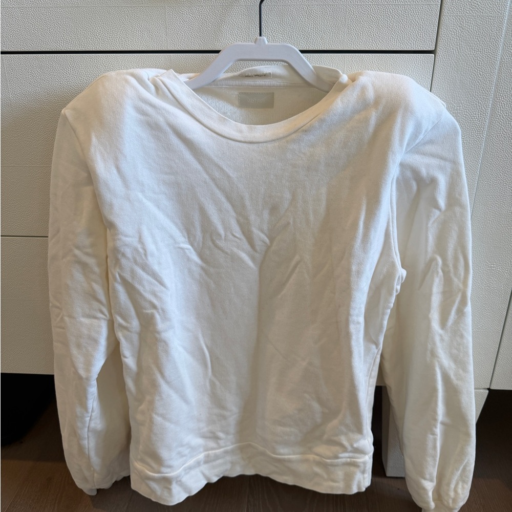 MOTHER White Sweatshirt